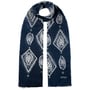 Écharpe d’Été Dervanville Light Wool by Stetson bleu foncé