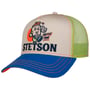 Casquette Trucker Coffee Time by Stetson beige-bleu