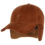 Casquette Cozy Cord Earflap by Kangol marron
