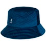 Chapeau Plush Wave Puff Bucket by Kangol bleu foncé