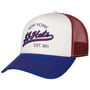 Casquette Trucker Est. 1911 New York by JJ Hats bleu-rouge