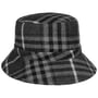Chapeau en Tissu Donora Check Bucket by Lierys anthracite