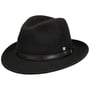 Chapeau Bogart Crushable Wool by Lierys noir