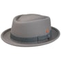 Chapeau en Laine Andy Classic Pork Pie by Mayser gris