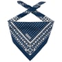 Bandana Abstract Geometric by Stetson bleu foncé