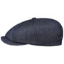 Casquette Hatteras Denim Cashmere by Stetson bleu foncé
