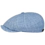 Casquette en Lin Hatteras Barista by Stetson bleu clair