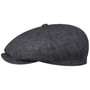 Casquette en Lin Hatteras Iverton by Stetson gris-moucheté