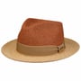Chapeau de Raphia Twotone Toyo Fedora by Stetson nature-rouge