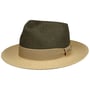 Chapeau de Raphia Twotone Toyo Fedora by Stetson olive foncé