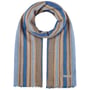 Écharpe d’Été Jarnvik Stripe by Stetson marron-bleu
