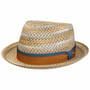 Chapeau en Paille Bellano Toyo Player by Stetson beige-bleu
