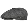 Casquette Harris Tweed Herringbone by Lierys noir-gris