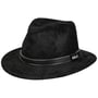 Chapeau en Cuir Pigskin Traveller by Balmoral noir