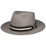 Chapeau Panama Revallo Fedora by JJ Hats gris