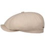 Casquette en Lin Hatteras 8 Panel by Stetson beige