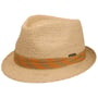Chapeau de Raphia Benaro Trilby by Stetson nature