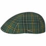 Casquette Levington Check Duck by Balmoral vert foncé