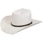 Chapeau en Paille Lareto Western Toyo by JJ Hats blanc