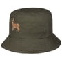 Chapeau Reindeer Waxed Cotton Bucket by Lipodo olive