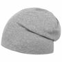 Bonnet Beanie Cotton Jersey Stripes by Lipodo gris clair
