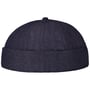 Bonnet Docker Cotton Denim by Lipodo bleu foncé