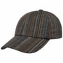 Casquette en Coton Temberton Stripes by Lipodo bleu foncé