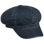 Casquette Gavroche Uni Washed Cotton by Lipodo bleu foncé