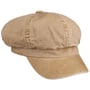 Casquette Gavroche Uni Washed Cotton by Lipodo beige foncé
