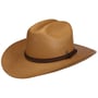 Chapeau en Paille Velarevo Cattleman by Lierys beige foncé