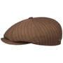 Casquette Benfold 8 Panel by JJ Hats marron-beige