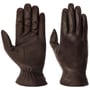 Gants en Cuir Tallinn Touch by Roeckl marron foncé