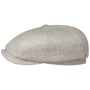 Casquette Plate Hatteras Cashmere LE by Stetson gris clair