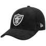 Casquette 9Forty NFL Cord Raiders by New Era noir