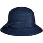 Chapeau en Paille Fiora by Seeberger bleu foncé