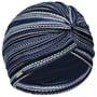 Turban en Tricot Multicolour by Seeberger bleu