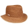 Chapeau de Raphia Crochet Crown by Seeberger châtain