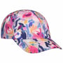 Casquette Soft Flower Print by Seeberger parme