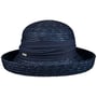 Chapeau en Paille Dilara Uni by Seeberger bleu foncé