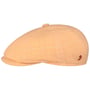 Casquette Napoli Seersucker by Alfonso D’Este pêche