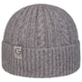 Bonnet en Laine Mérinos Cable Knit by Gebeana gris