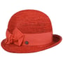 Chapeau de Raphia Cleeham Crochet by Lierys rouge