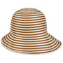 Chapeau en Tissu Twotone Braids by bedacht beige