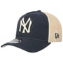 Casquette 9Fifty Grained Yankees by New Era bleu foncé