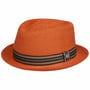 Chapeau en Chanvre Trisco Pork Pie by Lierys orange