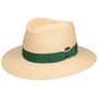 Chapeau Panama Green Band Traveller by Lipodo vert foncé