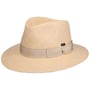 Chapeau Panama Green Band Traveller by Lipodo beige clair