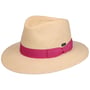 Chapeau Panama Green Band Traveller by Lipodo fuchsia