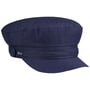 Casquette Marin en Lin Uni by Lipodo bleu foncé