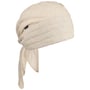 Turban en Coton Uni by Lipodo beige clair